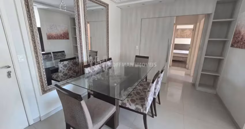 Apartamento mobiliado de 03 dormitórios, 01 suíte, 02 vagas para alugar no bairro cerâmica - scs sp