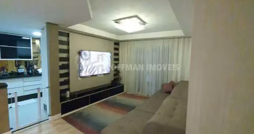 Apartamento à venda com varanda gourmet, 03 dormitórios e 02 vagas no cerâmica