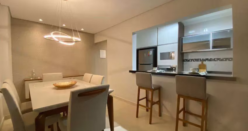 Apartamento para venda em praia grande, canto do forte, 3 dormitórios, 2 suítes, 1 banheiro, 2 vagas