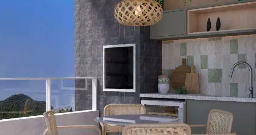 Apartamento para venda em praia grande, canto do forte, 2 dormitórios, 1 suíte, 1 banheiro, 2 vagas