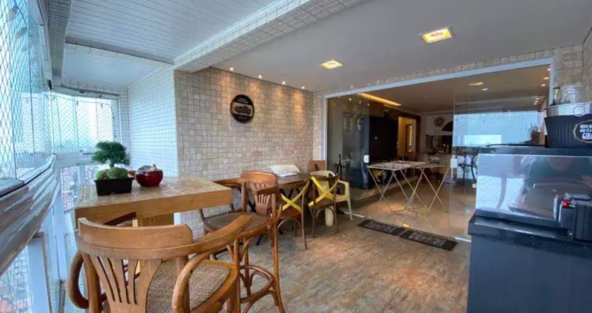 Apartamento para venda em praia grande, aviação, 3 dormitórios, 3 suítes, 5 banheiros, 3 vagas