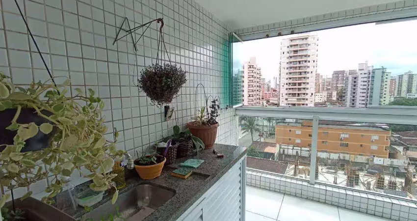 Apartamento para venda em praia grande, tupi, 2 dormitórios, 1 suíte, 1 banheiro, 1 vaga