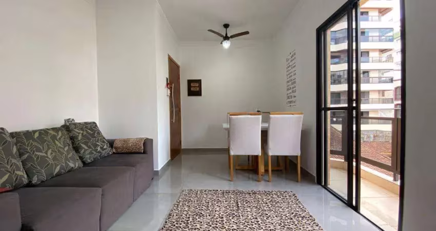 Apartamento para venda em praia grande, vila guilhermina, 1 dormitório, 1 banheiro, 1 vaga