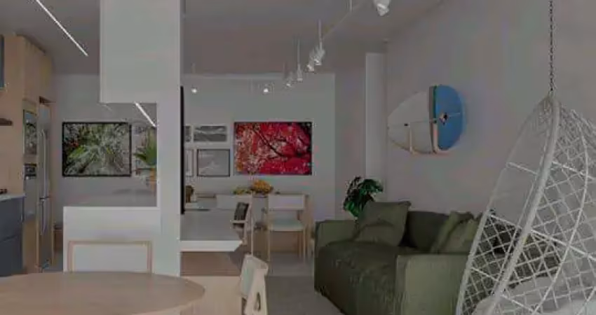 Apartamento para venda em praia grande, canto do forte, 2 dormitórios, 2 suítes, 1 banheiro, 1 vaga