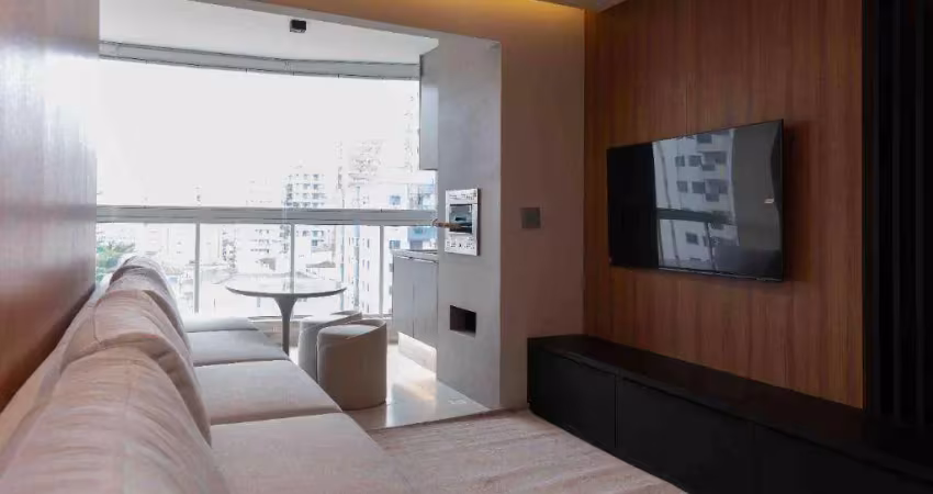 Apartamento para venda em praia grande, vila guilhermina, 2 dormitórios, 1 suíte, 2 banheiros, 2 vagas