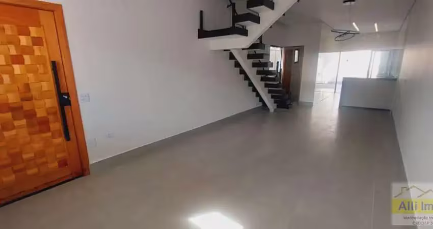 Sobrado para venda em praia grande, guilhermina, 3 dormitórios, 3 suítes, 4 banheiros, 2 vagas