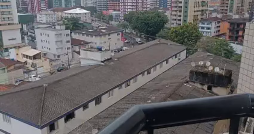 Apartamento para venda em praia grande, canto do forte, 1 dormitório, 1 banheiro, 1 vaga