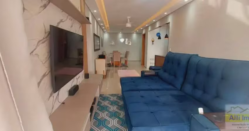 Apartamento para venda em praia grande, canto do forte, 3 dormitórios, 3 suítes, 4 banheiros, 2 vagas