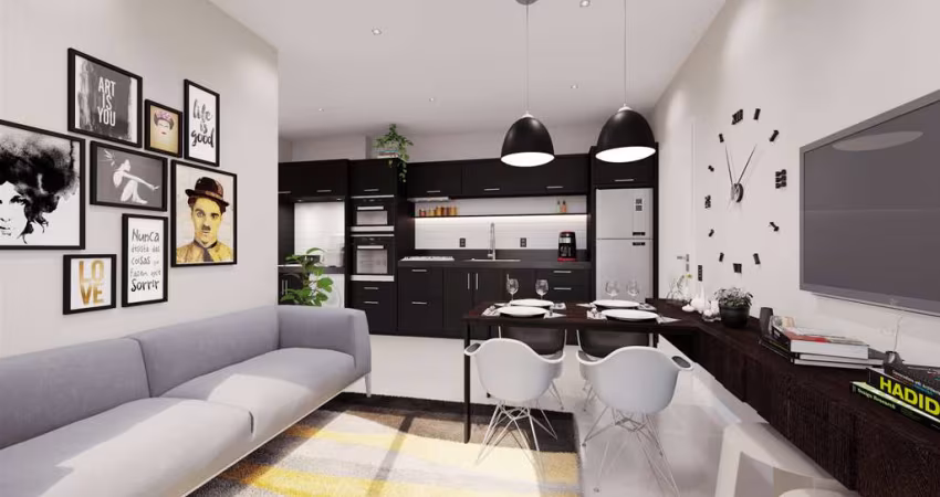 Apartamento para Venda em Palhoça, São Sebastião, 2 dormitórios, 1 banheiro, 1 vaga