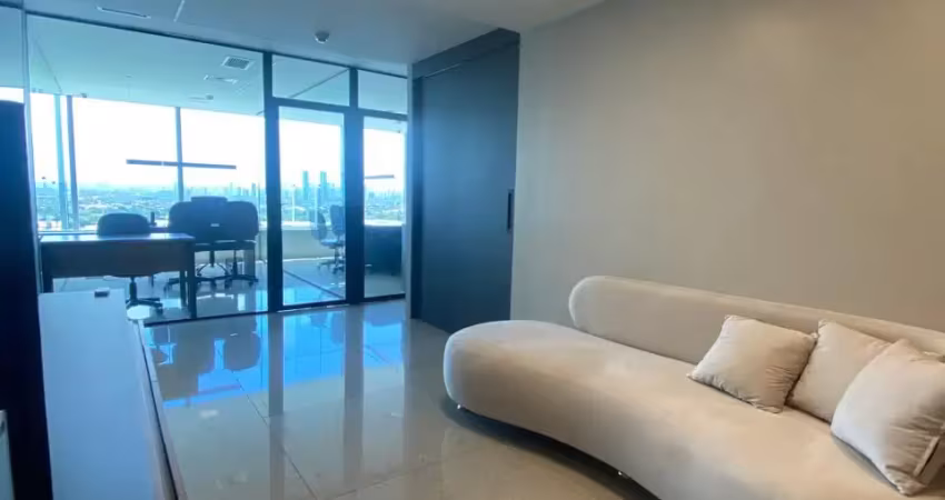 Salas com 103m² para locação no empresarial rio mar trade center