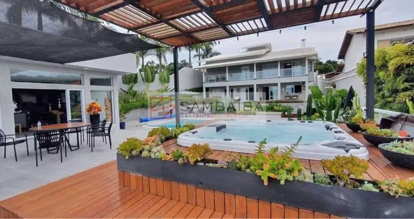 Casa com 3 dormitórios à venda, 600 m² por r$ 6.000.000,00 - condomínio novo horizonte - piracaia/sp