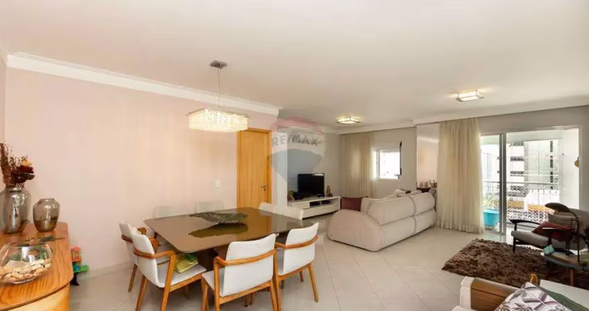 Apartamento 126m², 3 dormitorios, 1 suíte e 2 vagas na vila clementino