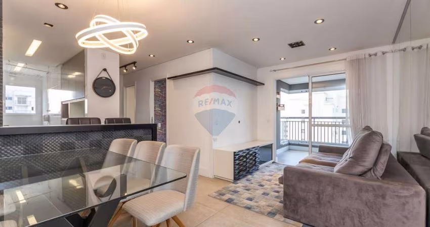 Apartamento novo, todo planejado, andar alto com varanda gourmet na Saúde!