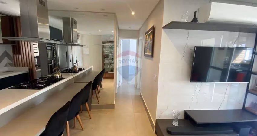 Apartamento varanda gourmet de 65m² - 2 dormitórios, 1 suíte próximo ao metrô