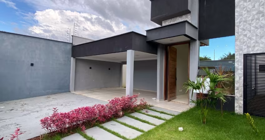 CASA NOVA - DESIGN MODERNO - 3 SUÍTES - ARAÇAGY