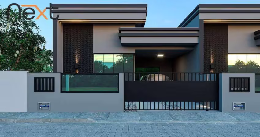 Casa térreas com acabamento diferenciado em balneário piçarras