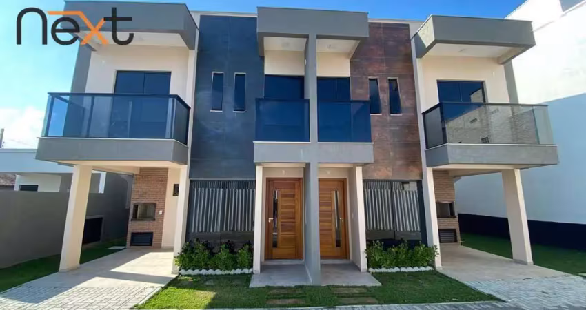 Sobrado com 3 dormitórios à venda, 100 m² por r$ 790.000,00 - gravatá - navegantes/sc