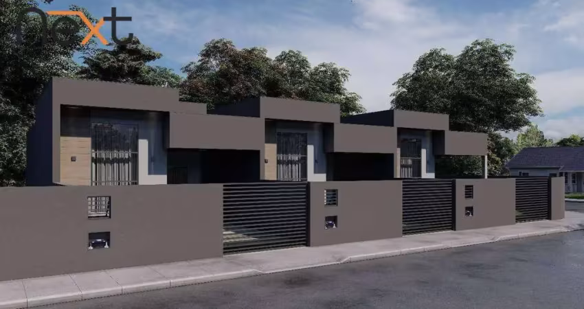 Casas novas próximas à lagoa e ao mar em barra velha/sc