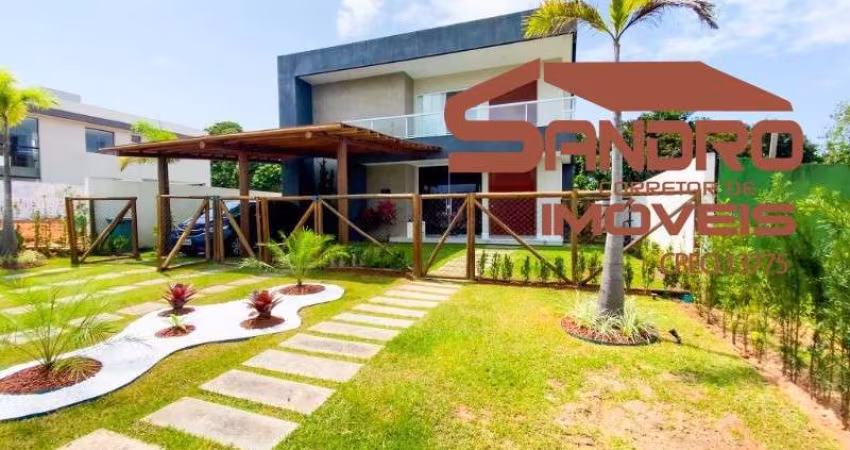 Casa em condomínio fechado com 4 quartos à venda no Alphaville (Abrantes), Camaçari 