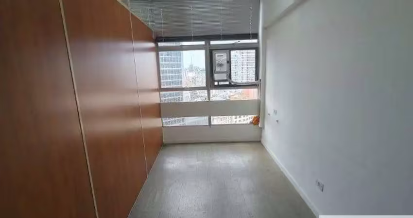 Conjunto comercial para locação na república, 1 sala e  28m²