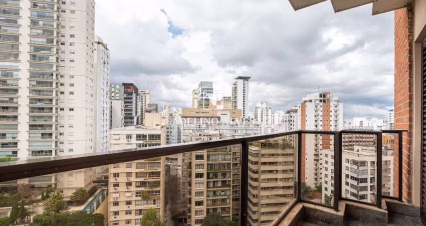 Alugo Apartamento com 2 dormitórios 80 mts, Jardim Paulista com varanda
