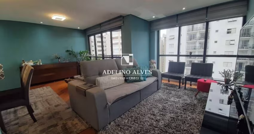 Apartamento para venda no Brooklin , 3 dormitórios e 122 m ²