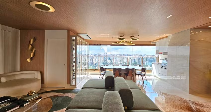 Apartamento para venda no Brooklin , 3 dormitórios e 147 m ²