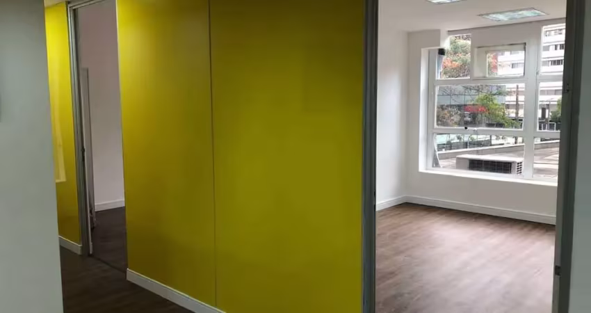 Sala comercial para locação na bela vista, 3 salas e 65 m ²