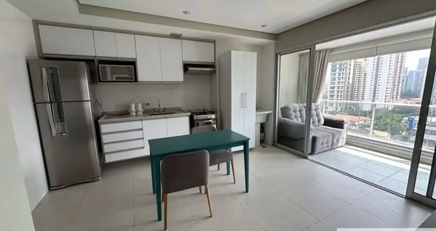 Vendo apartamento no brooklin, 1 dormitório com 47 mts, prédio semi novo