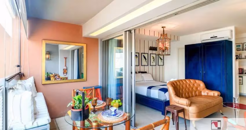 Apartamento a venda no brooklin , 1 dormitório e 41 m ²