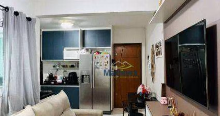 Apartamento com 2 dormitórios à venda, 50 m² por R$ 385.000 - Vila Camilópolis - Santo André/SP