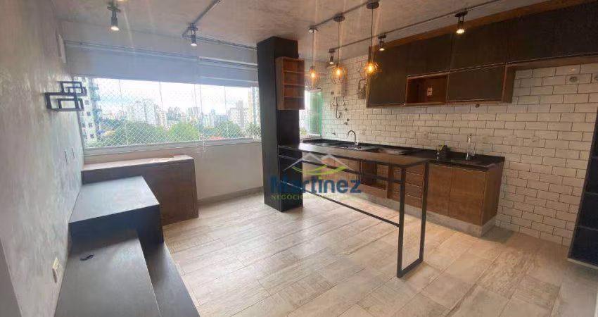 Apartamento com 1 dormitório para alugar, 35 m² por R$ 3.262/mês - Saúde - São Paulo/SP