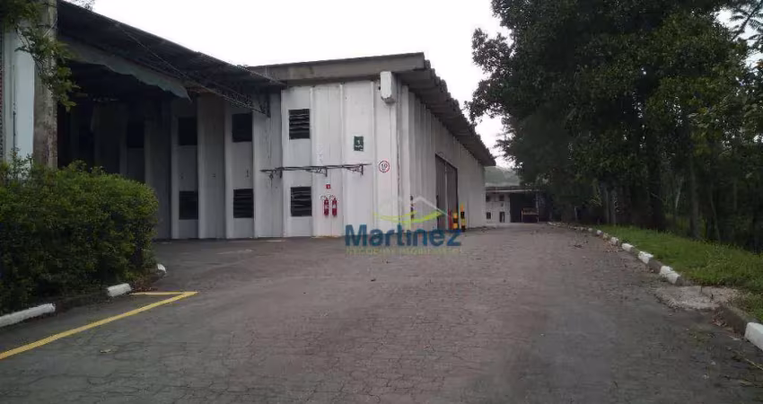 Galpão, 6130 m² - venda por r$ 12.750.000,00 ou aluguel por r$ 90.300,00/mês - barro branco - ribeirão pires/sp