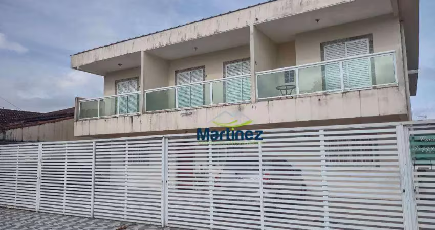 Sobrado com 2 dormitórios à venda, 63 m² por r$ 320.000 - mirim - praia grande/sp