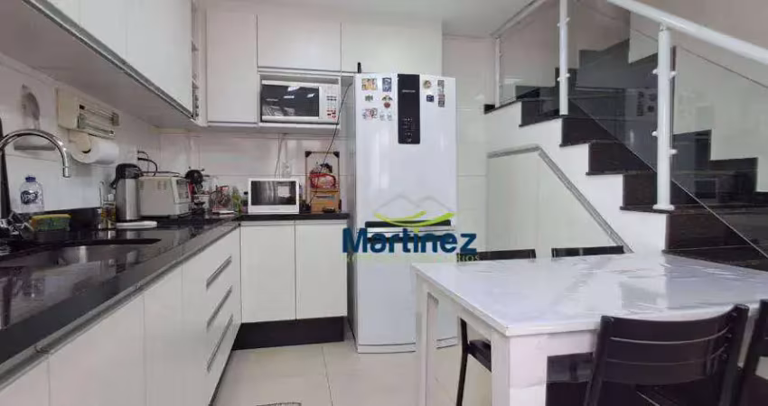 Cobertura com 2 dormitórios à venda, 110 m² por r$ 725.000 - campestre - santo andré/sp
