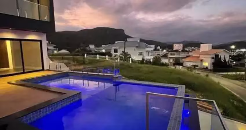 Casa de alto padrão com 3 suítes na pedra branca - palhoça/sc