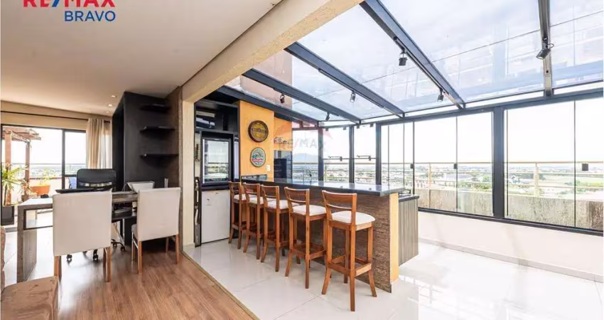Cobertura à venda, 236 m2, 3 quartos (1 suíte), 2 vagas, Centro - Pinhais/PR