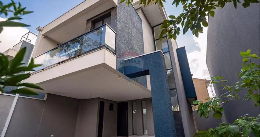 Sobrado novo à venda no cajuru, com 174m², 3 quartos sendo 1 suíte, terraço