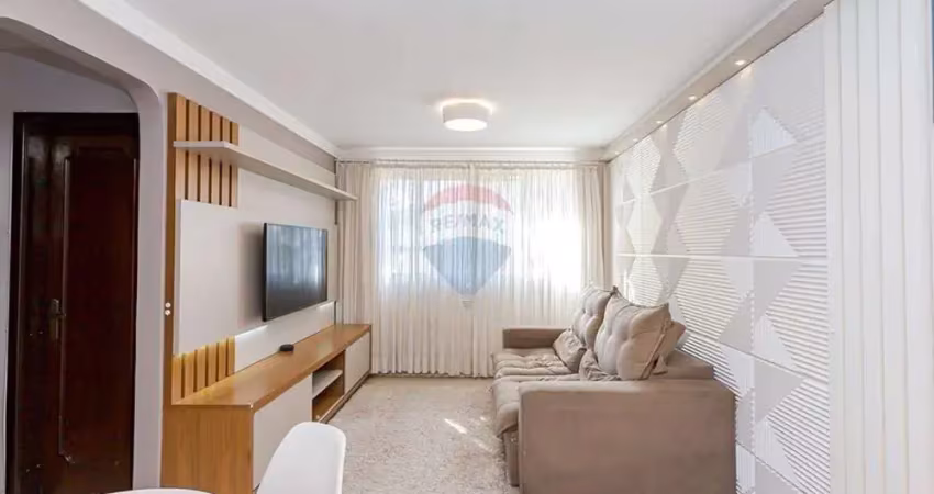 Apartamento reformado no rebouças, com 65m², 2 quartos e 1 vaga de garagem