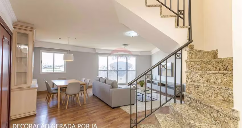 Cobertura duplex com vista livre para o museu do olho — centro cívico, curitiba