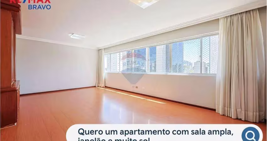 Apartamento à venda com 126m2, 4q (1 suíte), 2 vagas de garagem