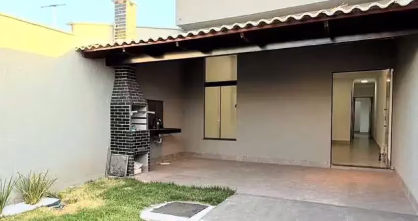 Casa 2 quartos com suíte, closet e área gourmet – boa vista 2, canedo-go