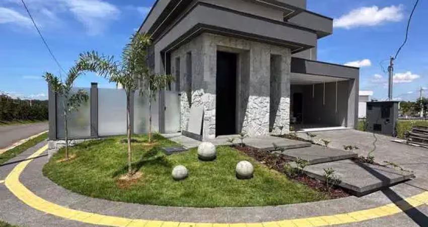 Casa térrea de esquina 3 suítes com piscina – jardins capri, senador canedo