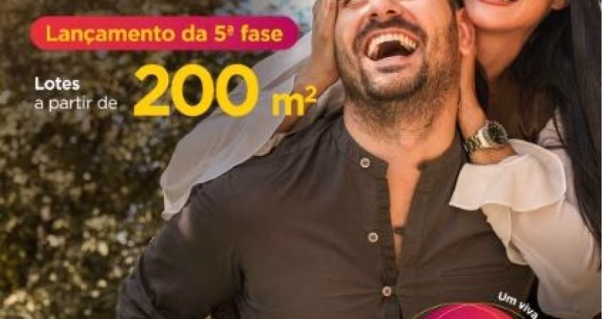 Lotes  João Aranha Paulínia 200 m², lazer, local privilegiado, plano, última fase