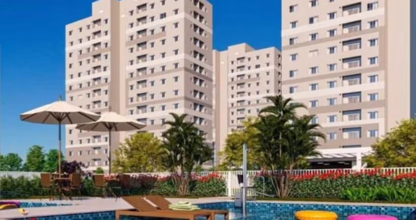 Apartamento 2 dorms. Alto Pinheiros Paulínia, varanda, vaga, lazer e conveniência