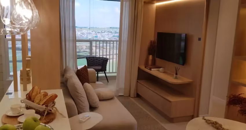 Apartamento 2 dormitórios jd novo anglo, varanda integrada com churrasqueira, lazer e sustentabilidade