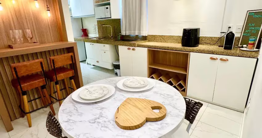 Vendo flat reformado – 100% mobiliado – ponta negra