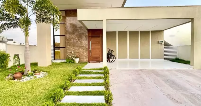 Casa 4 quartos, suítes, espaço gourmet e piscina no natural ville – parnamirim/rn