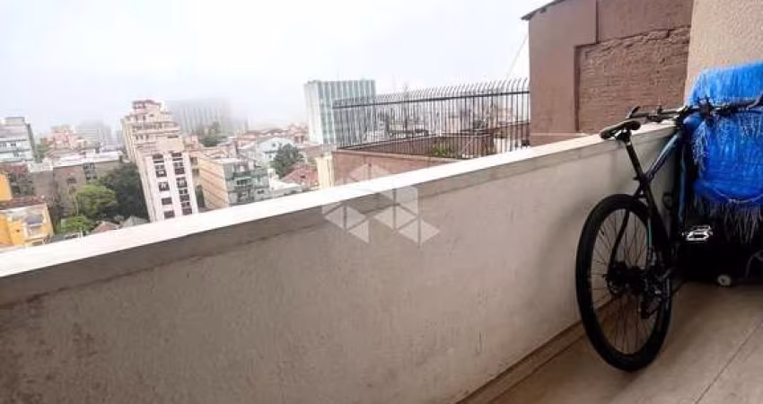 Apartamento JK com sacada no Centro Histórico