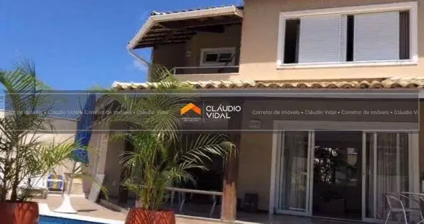 Casa em condomínio fechado com 300 m², 3/4 em vilas do atlântico, lauro de freitas (ba)